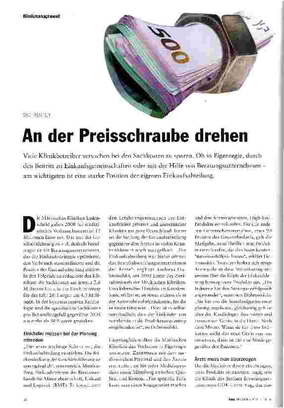 Vorschauseite 1: An der Preisschraube drehen