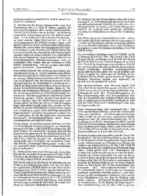 Vorschauseite 4: SGB IX §§ 14, 33 Abs. 3 Nr. 4 und Abs. 8 Satz 1 Nr. 3; SGB III §§ 59 ff. und 97 ff. Leistungen zur Teilhabe am Arbeitsleben - Assistenz während der Berufsausbildung - Berufsschulb…