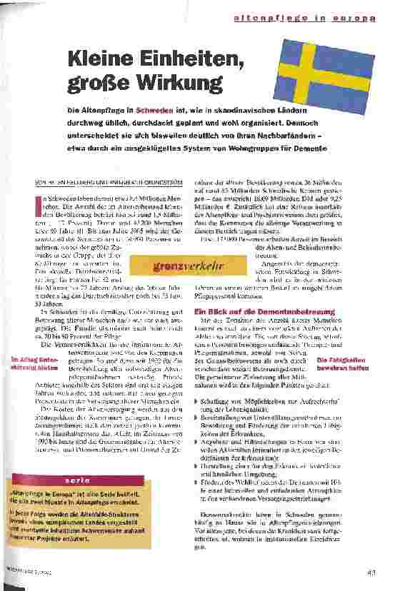 Vorschauseite 1: Kleine Einheiten, große Wirkung