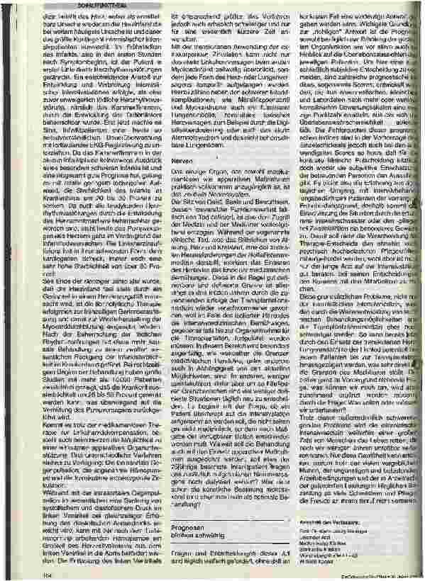 Vorschauseite 3: Möglichkeiten und Grenzen der internistischen Intensivmedizin