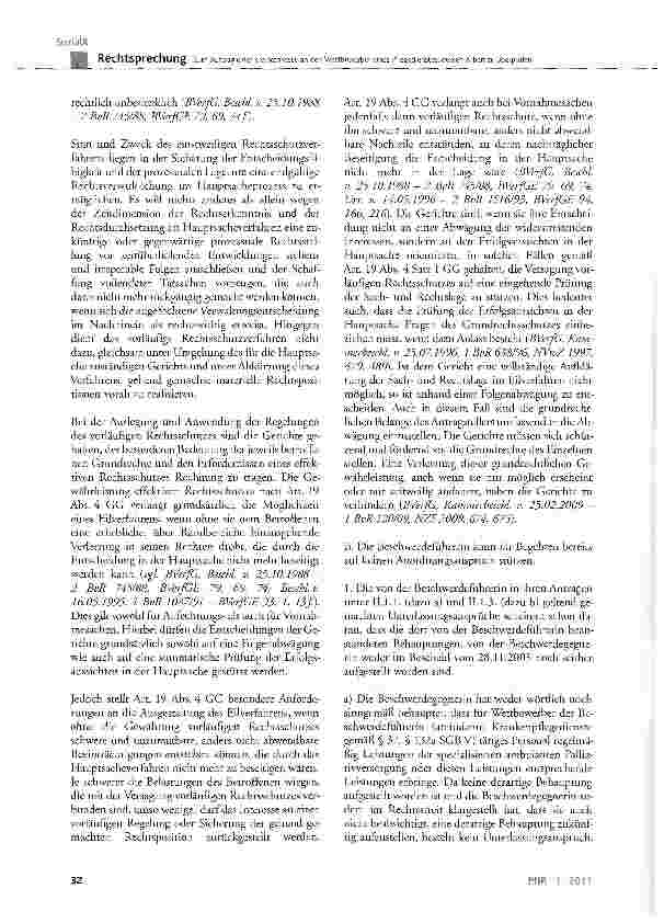 Vorschauseite 4: Zum Auftrag einer Krankenkasse an den Wettbewerber eines Pflegedienstes, dessen Arbeit zu überprüfenSGB V § 37b, § 69 Abs. 2; GWB § 19, § 20, § 21, § 33 Abs. 1; BGB § 823 Abs. 1,…
