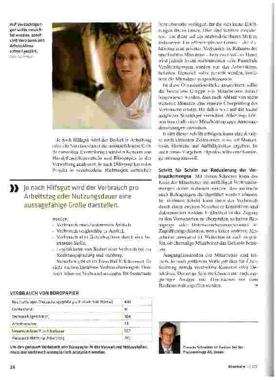 Vorschauseite 3: Arbeitsmittel: Analysieren und prüfen Sie den VerbrauchKosten sparen