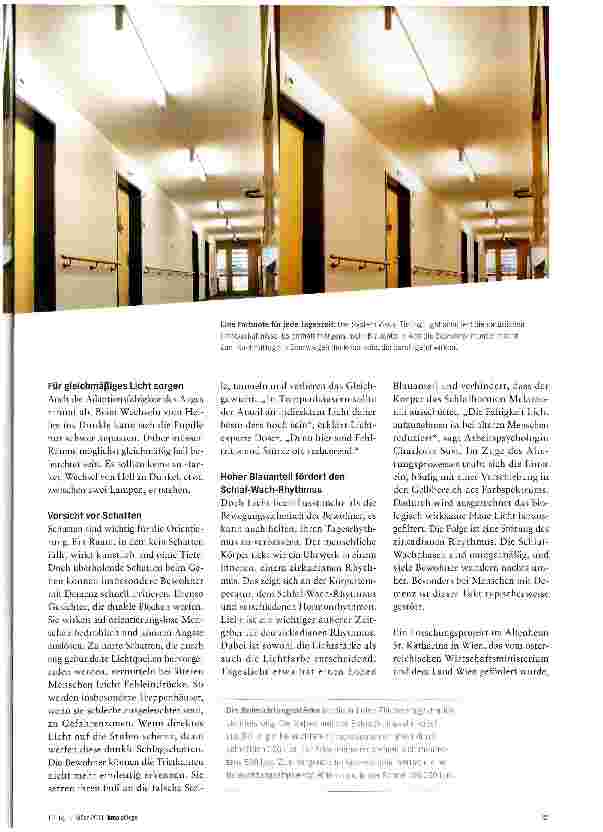 Vorschauseite 2: LICHTSYSTEMEHell, aber bitte nicht grell