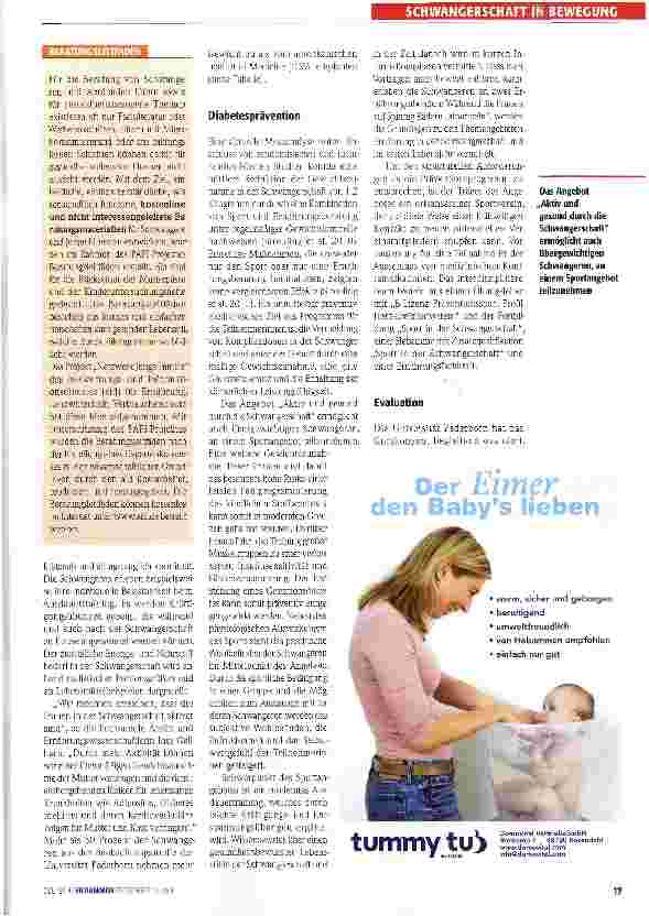Vorschauseite 2: Aktiv und gesund durch die Schwangerschaft