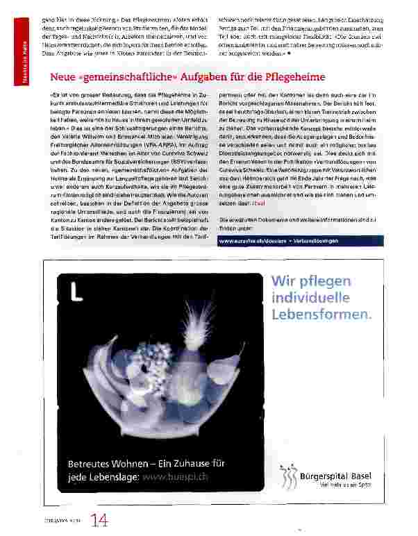 Vorschauseite 3: Eine Verschnaufpause für die pflegenden Angehörigen