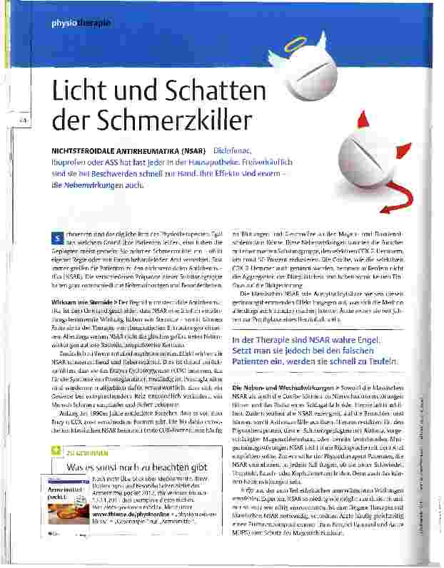 Vorschauseite 1: Licht und Schatten der Schmerzkiller