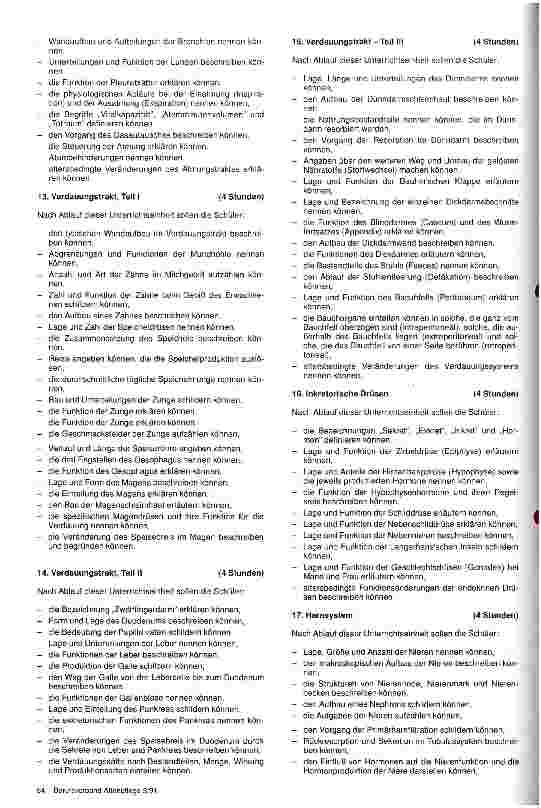 Vorschauseite 3: Ausbildung in der Altenpflege - Lernzielkatalog für das Fach Anatomie Physiologie