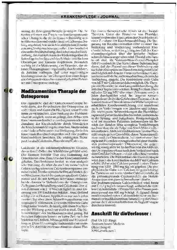 Vorschauseite 4: Ursachen und Therapie der Osteoporose