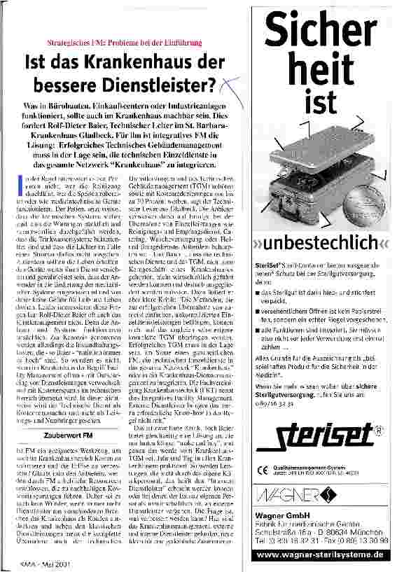 Vorschauseite 1: Ist das Krankenhaus der bessere Dienstleister?
