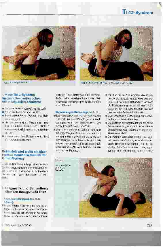 Vorschauseite 4: Lumbale Beschwerden - Das Th12-Syndrom und seine Behandlung mit weichen Techniken der Ortho-Bionomy®