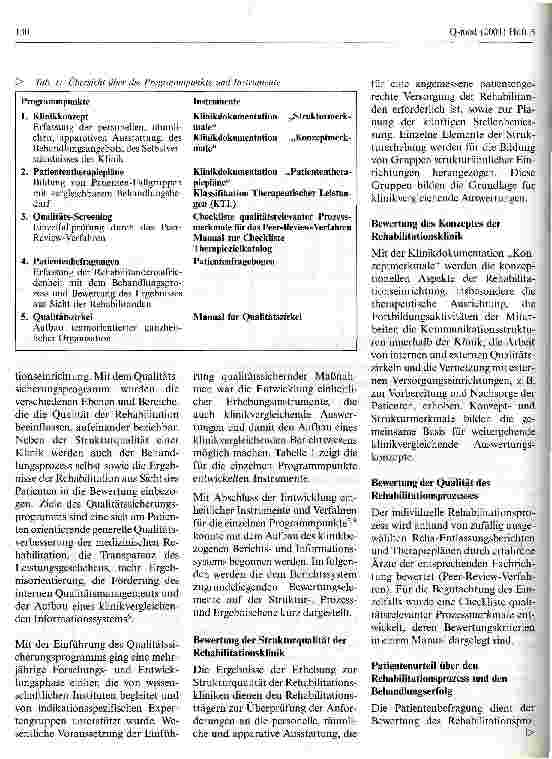Vorschauseite 2: Berichte zur Qualitätssicherung