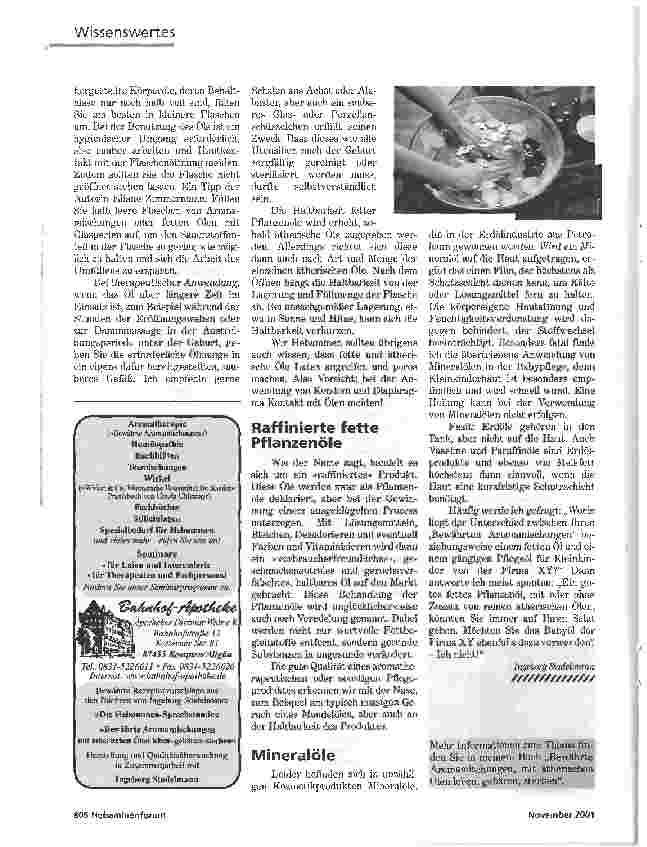 Vorschauseite 2: TRÄGERSUBSTANZEN FÜR AROMAMISCHUNGEN