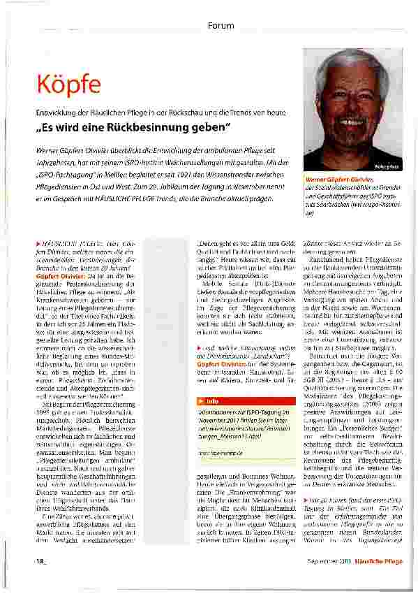 Vorschauseite 1: Köpfe