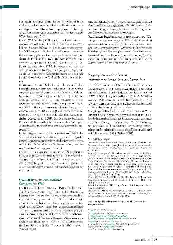 Vorschauseite 5: Tiefe BeinvenenthromboseProphylaxe der Thromboembolie