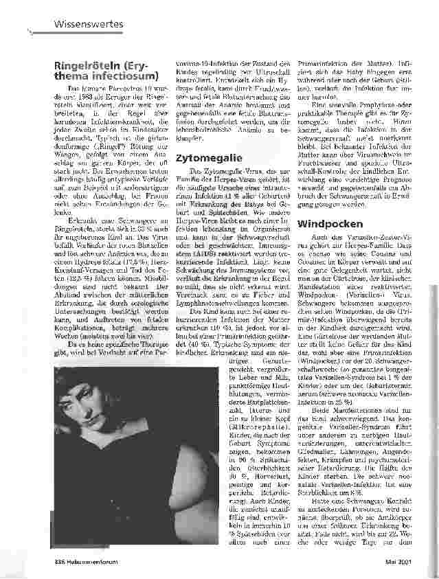 Vorschauseite 3: INFEKTIONENIN DER SCHWANGERSCHAFT UND BEIM NEUGEBORENEN - EINE ÜBERSICHT (TEIL II)