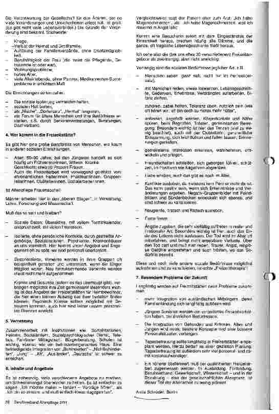 Vorschauseite 2: Altenpflege, ein wichtiger Knoten im sozialen Netz