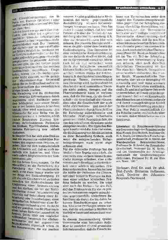 Vorschauseite 2: Die Voraussetzungen für den pharmakologischen Fortschritt