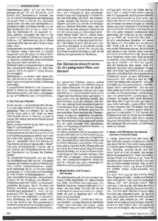 Vorschauseite 2: Sterbebeistand im Krankenhaus - Möglichkeiten und Grenzen
