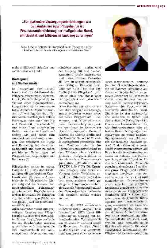 Vorschauseite 2: Strukturgebende Pflegeverfahren schaffen Qualität und Effizienz