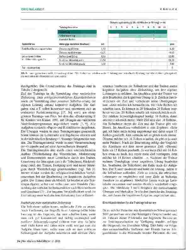 Vorschauseite 4: Zielsetzungstraining im Kontext der kognitiven Rehabilitation adoleszenter SHT-Patienten - Ergebnisse einer Pilotstudie