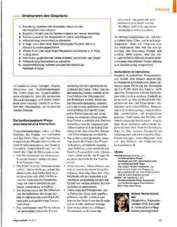 Vorschauseite 2: Familienzentrierte Pflegeanamnese