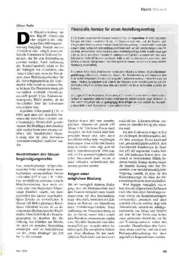 Vorschauseite 2: Medizinstudenten steuerlich richtig binden