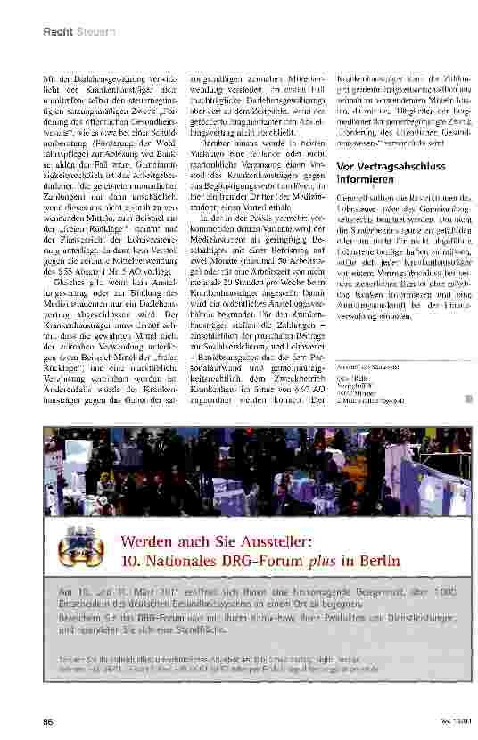 Vorschauseite 3: Medizinstudenten steuerlich richtig binden