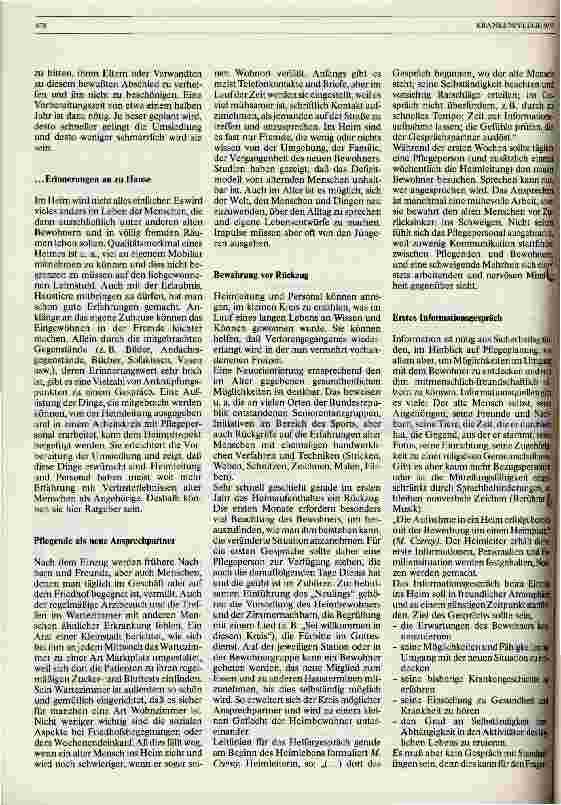 Vorschauseite 3: Biographiekenntnis in der Pflege alter Menschen
