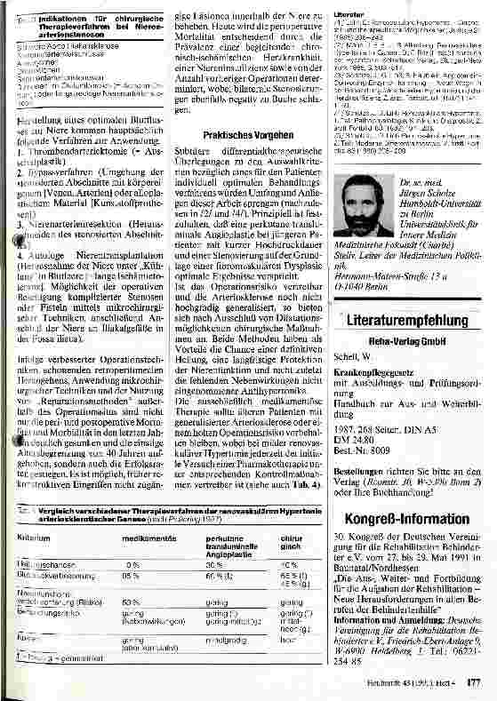 Vorschauseite 4: Vorkommen, Diagnostik, Klinik und Therapie der renovaskulären Hypertonie
