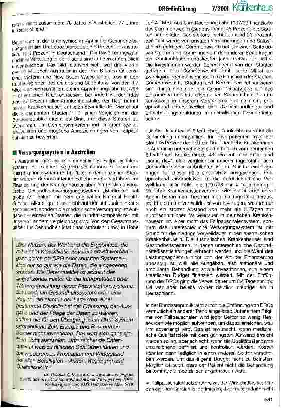 Vorschauseite 2: AR-DRGs - von der Lösung zum Problem