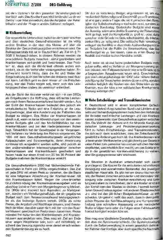 Vorschauseite 3: AR-DRGs - von der Lösung zum Problem