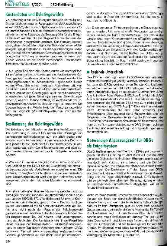 Vorschauseite 5: AR-DRGs - von der Lösung zum Problem
