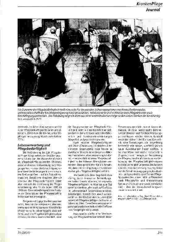 Vorschauseite 2: Volk im Pflegebett - die Pflegebedürftigkeit nimmt dramatisch zu