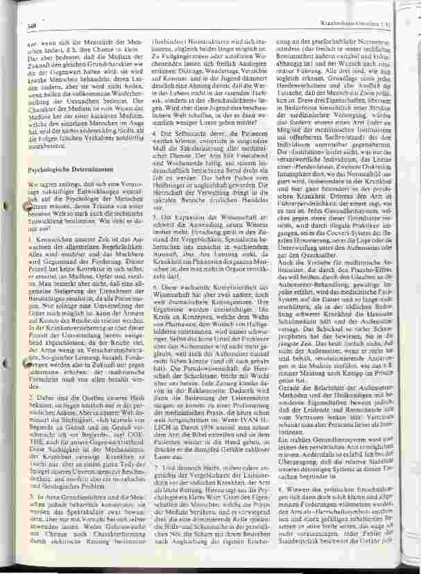 Vorschauseite 5: Zukunftsperspektiven und Tendenzen in der Medizin