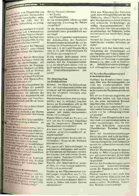 Vorschauseite 3: Welche Erwartungen richten sich an das Krankenhaus aus der Sicht des Patienten?