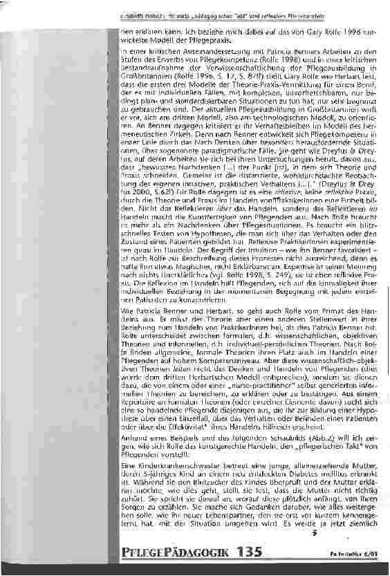 Vorschauseite 6: Herbarts pädagogischer Takt und reflexives Pflegehandeln Zur gemeinsamen Struktur pädagogischen und pflegerischen Handelns
