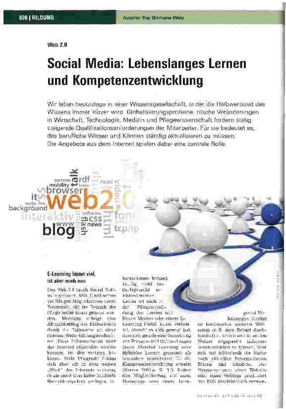 Vorschauseite 1: Social Media: Lebenslanges Lernen und Kompetenzentwicklung