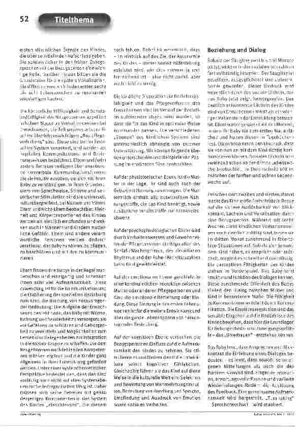 Vorschauseite 5: Sprachentwicklung und frühkindliche Ernährung