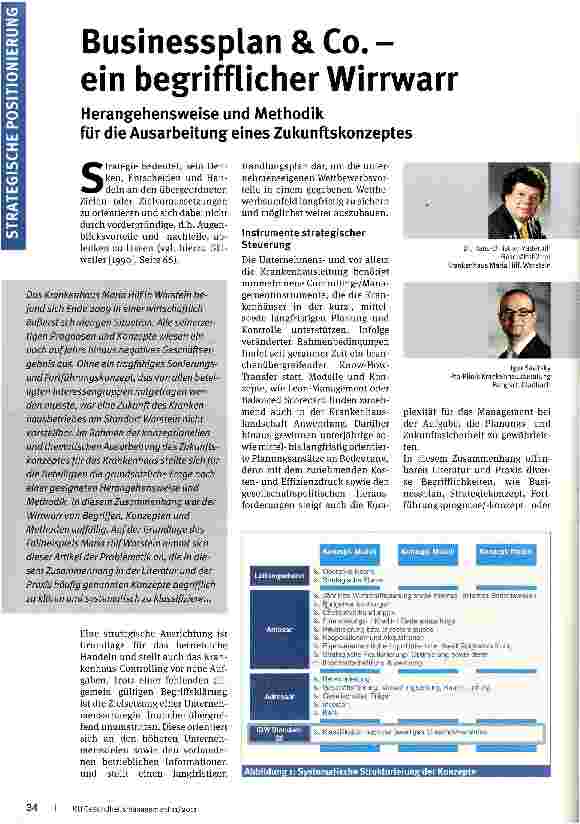Vorschauseite 1: Businessplan & Co. -ein begrifflicher Wirrwarr