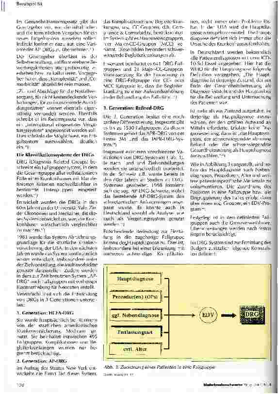 Vorschauseite 5: Das derzeitige Vergütungssystem und das zukünftige DRG-System im Vergleich