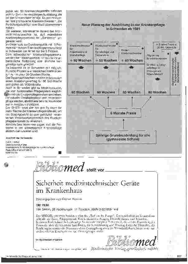 Vorschauseite 2: Krankenpflege und Gesundheitswesen in Schweden