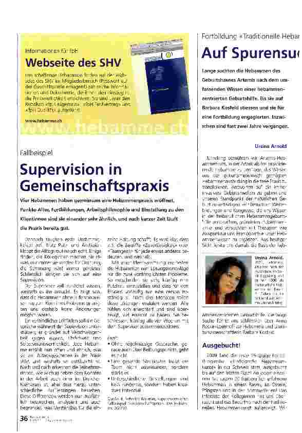 Vorschauseite 1: Auf Spurensuche der traditionellen Hebammenarbeit