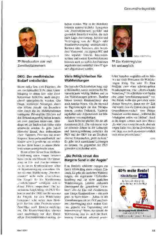 Vorschauseite 4: Transparenz ja, Populismus nein