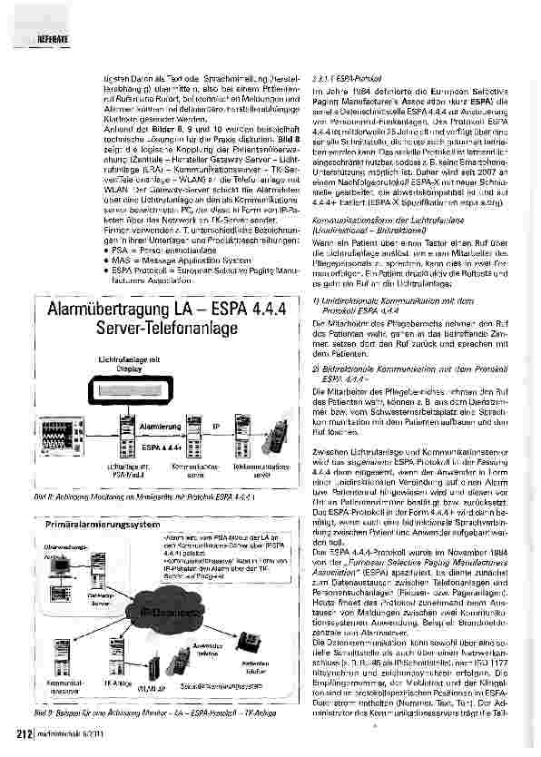 Vorschauseite 4: Alarmrufweiterschaltung aus Patienten-Überwachungsanlagen: Teil 2: Weiterleitung von Alarmen über das IT-Netzwerk