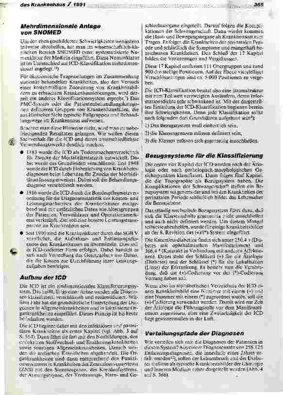 Vorschauseite 4: Verschlüsselungen der Krankenhausdiagnosen nach ICD Probleme und Bedeutung