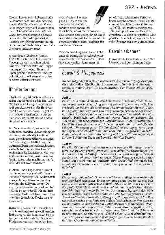 Vorschauseite 2: Wenn Pflege weh tut ...