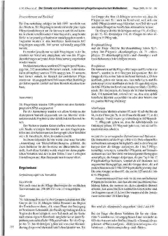 Vorschauseite 3: Der Einsatz von interaktionsintensiven pflegetherapeutischen Maßnahmen und von Hausmitteln in der Pflege