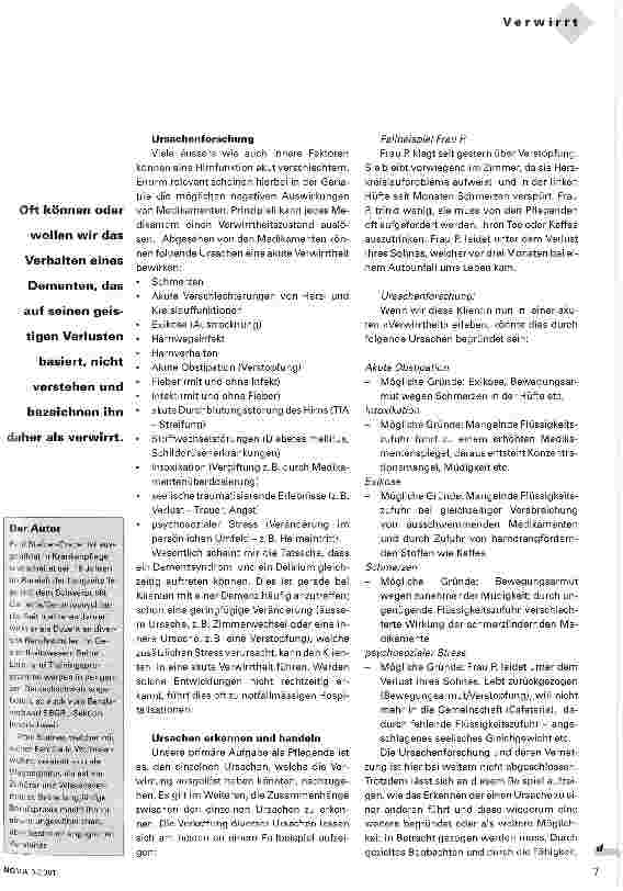 Vorschauseite 2: Das Verwirrende an der Verwirrtheit