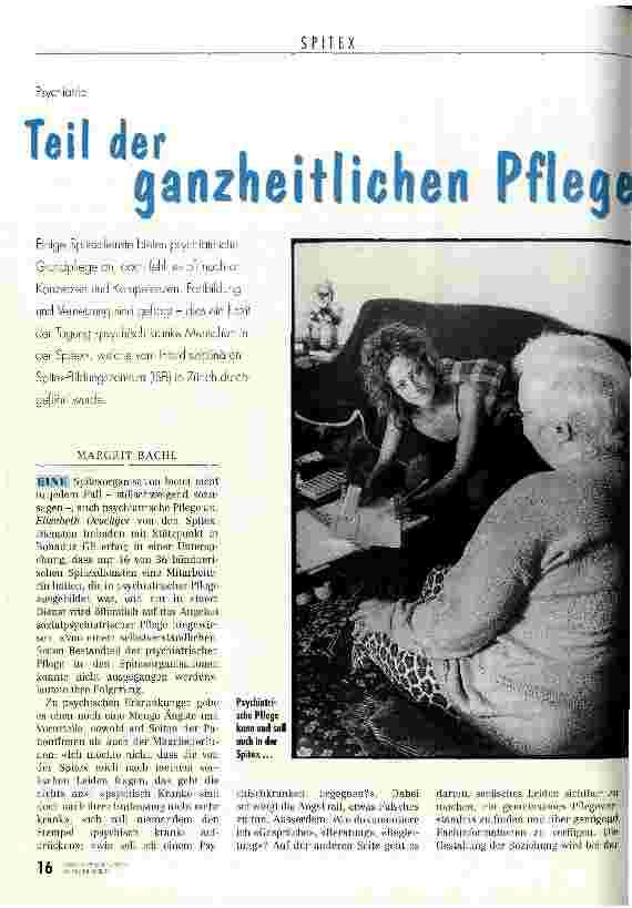 Vorschauseite 1: Teil der ganzheitlichen Pflege
