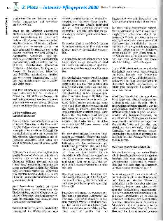 Vorschauseite 3: Latexallergie